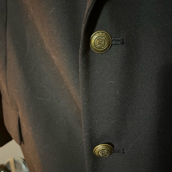 Sport coat size: 48r color: dark navy blue - Picture 4 of 5